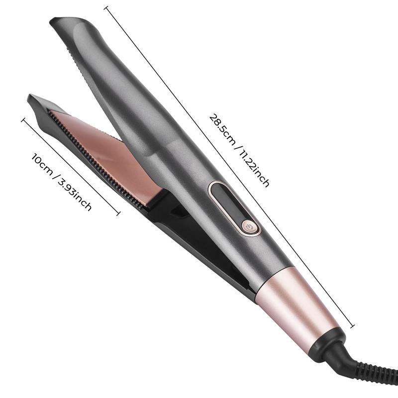 2 in 1 Hair Straightener & Curler, Professional Wet and Dry Dual Use Hair Straightening Iron for Fall, Electric Hair Styling Tool for Home, Curling Iron for Women, Ideal Gift for Halloween & Christmas, Winter Gift