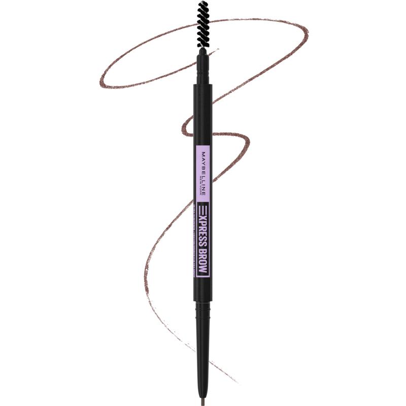 Maybelline Express Brow Ultra Slim Pencil Eyebrow Makeup, Precision Tip and Spoolie for Defined Eyebrows