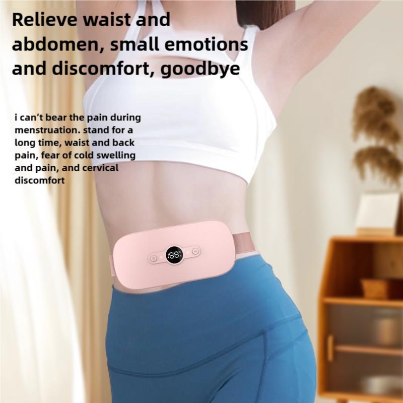 Outdoor Hiking Skiing Menstrual Heating Pad, Rechargeable Waist Massager for Menstrual Period, Outdoor Waist Heated Massage Machine for Women & Girls