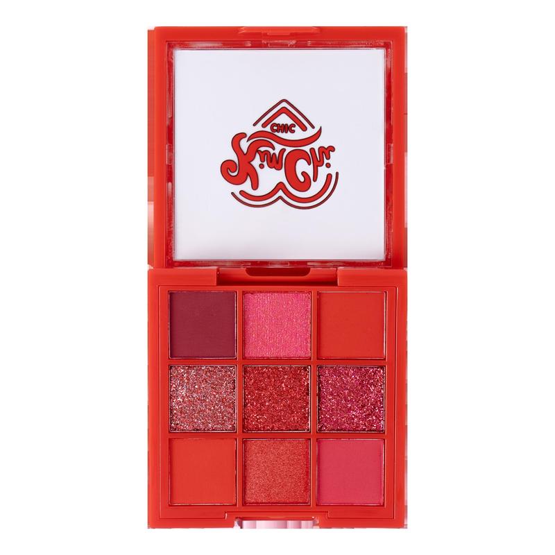 KimChi Chic Jewel Collection Makeup Palette for Flawless Eye Makeup - Matte, Shimmer & Glitter Eyeshadow Colors, Smooth & Easy to Blend, Long-lasting Cosmetic Formula