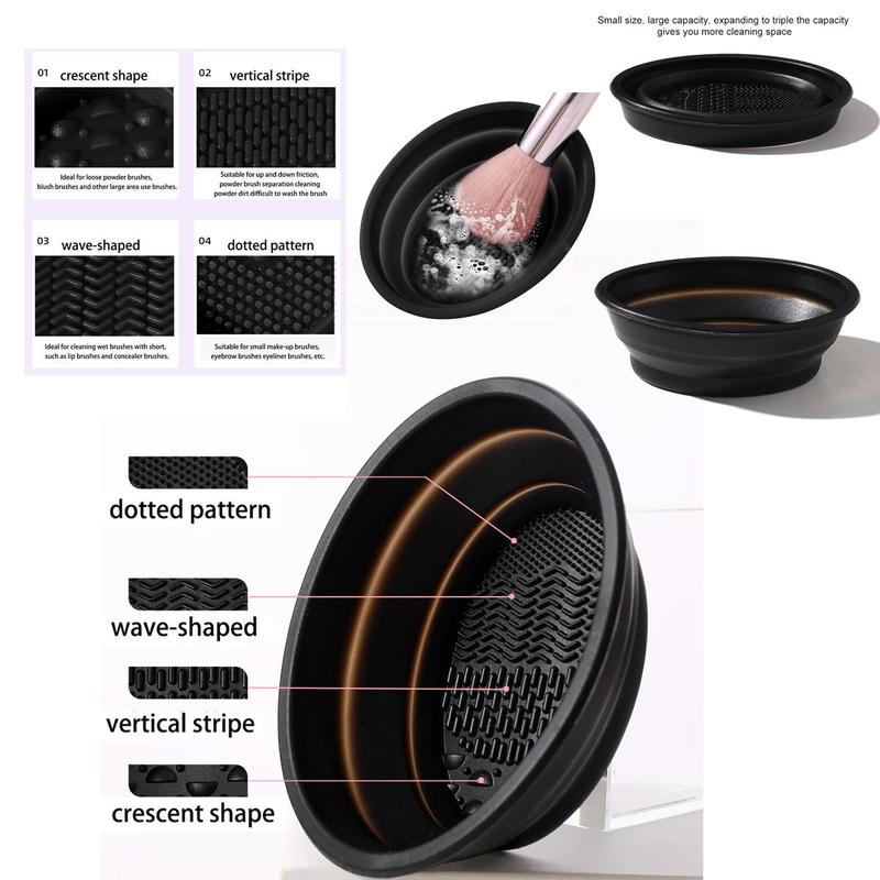 Makeup Tool Set, 44pcs set Makeup Brush & Triangle Powder Puff & Beauty Blender & Cleaning Bowl & Headband & Clean Sponge & Wristband, Makeup Accessories, Gifts for Girlfriend