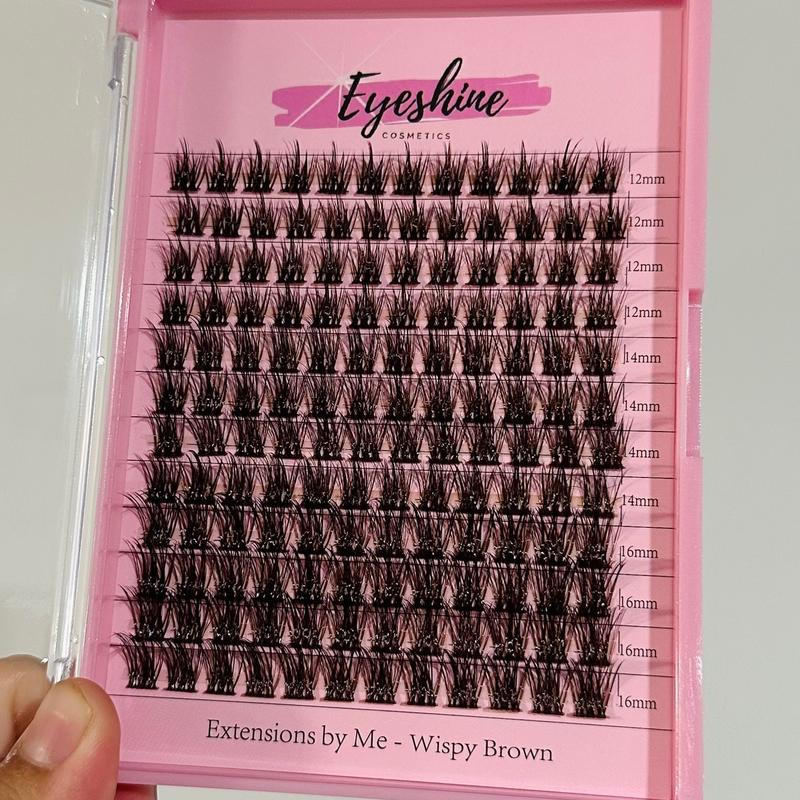 Eyeshine Wispy (brown 12-16mm) Extension by Me lashes glue sold separately