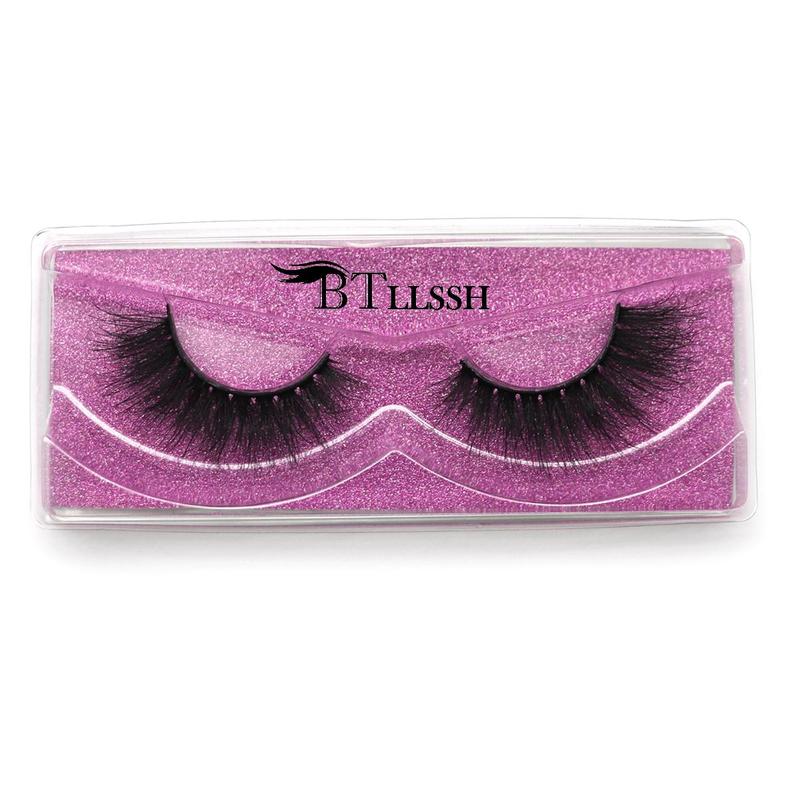 Long Fluffy False Strip Lashes, 1 Pair Wispy Cat-Eye Look Faux Eyelashes, Natural Look Eyelash Extensions, Volumized Eyelashes