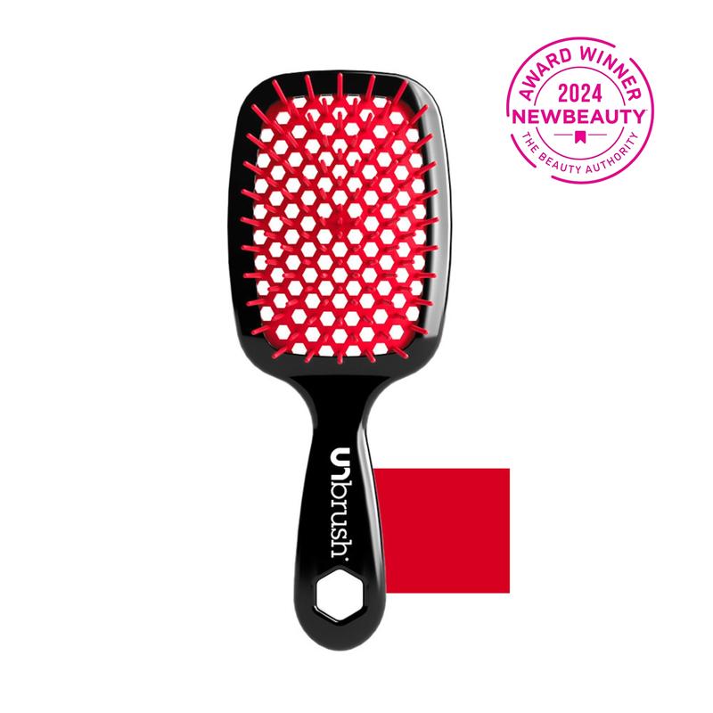 FHI Heat UNbrush Detangling Brush Duo: Black and Grey Handle Duo Haircare Heatless