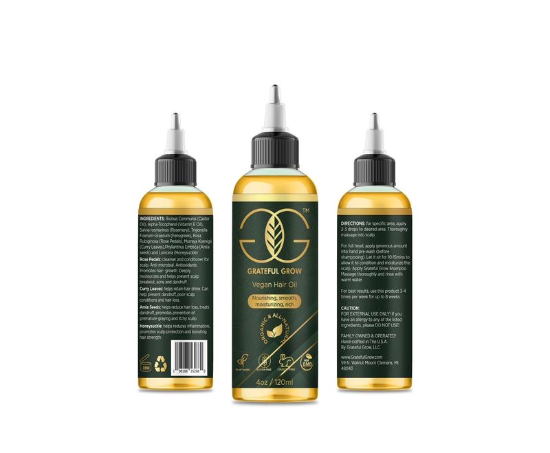 grateful vegan hair oil