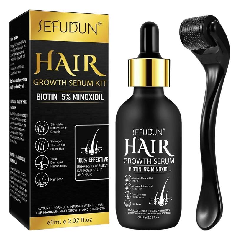 Minoxidil Hair Growth Serum | Promotes Hair Growth | Scalp Stimulator | Prevents Hair Loss | Thickens for Growth | Strengthens Hair Roots | works on bothhalr & beard | Hair Growth Essence | Unisex | non-toxic