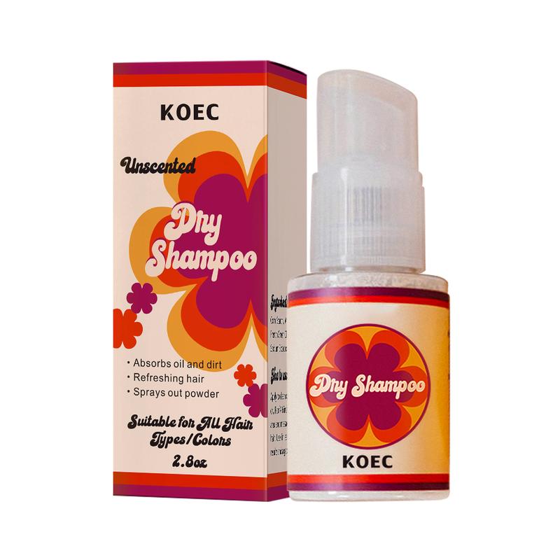 KOEC Dry Shampoo lDry Shampoo(79g 2.8oz) l All-NaturalAerosol-Free l wash-free oil control Conditioner Fluffy