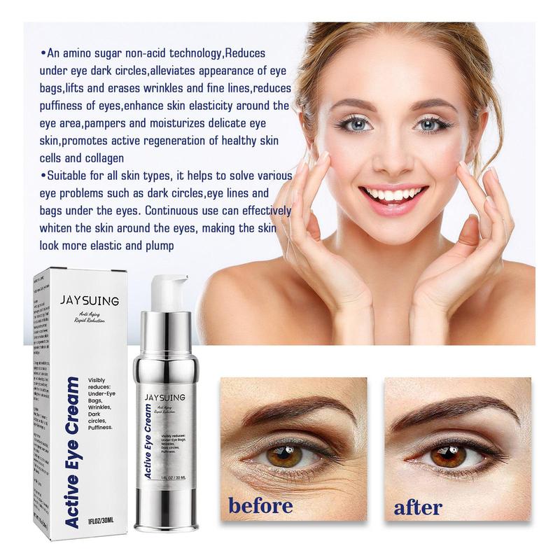 [Free shipping]Active Anti-Wrinkle Eye Cream, Active Emulsion, Fade Fine Lines around Eyes, Anti-Wrinkle, Moisturizing, Anti-Aging, Tighten and Delicate Skin, Skin Care Comfort Hydrate