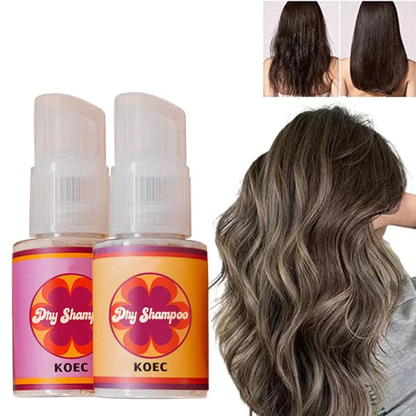 KOEC Dry Shampoo lDry Shampoo(79g 2.8oz) l All-NaturalAerosol-Free l wash-free oil control Conditioner Fluffy