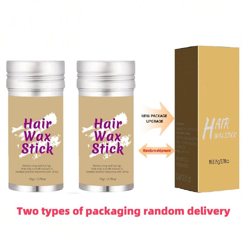 Hair WaxStick, Portable Flyaways Taming HairStick, Non-greasy Styling Wax Stickfor Hair Edge Control, Wax Stick for Broken Hair for Men & Women Haircare, smoothes Rough Hair, Long-lasting Hair Wax Stick