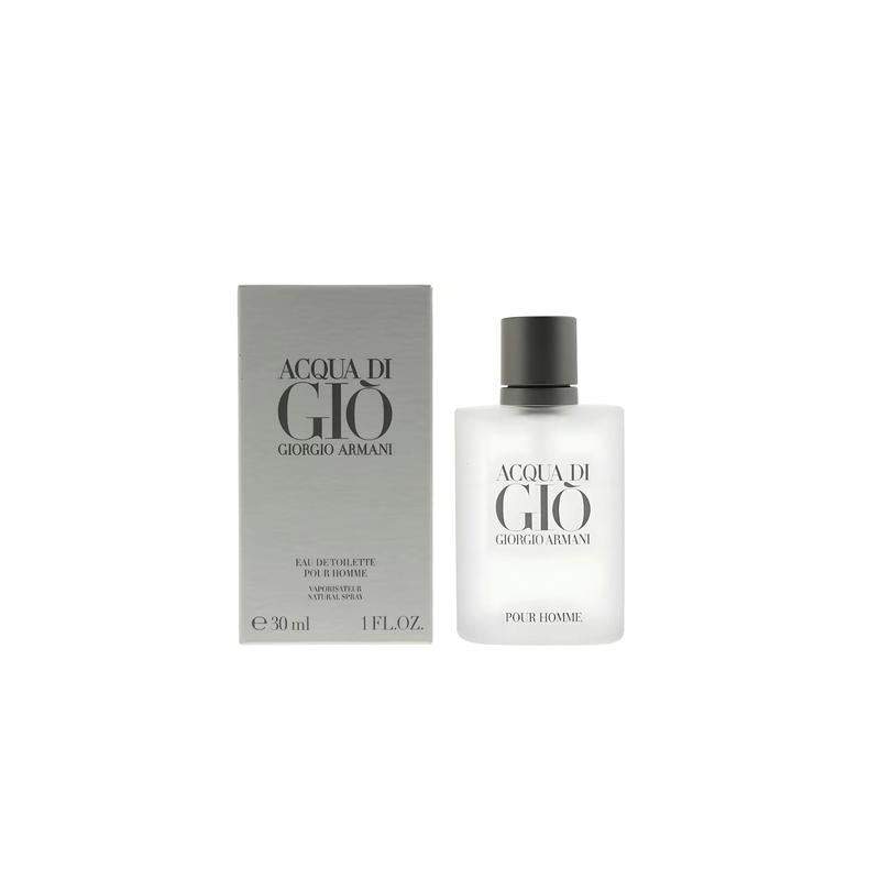 Armani Acqua Di Gio Men EDT Spray 1.0 Oz  30ml - Clean, Fresh & Aquatic Fragrance for Men