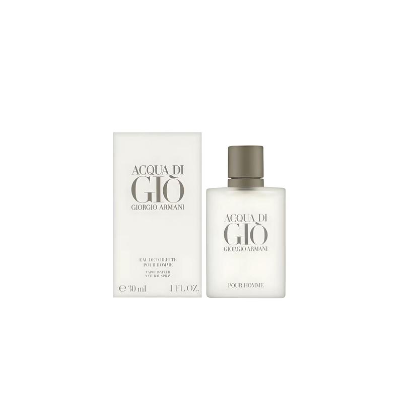 Armani Acqua Di Gio Men EDT Spray 1.0 Oz  30ml - Clean, Fresh & Aquatic Fragrance for Men