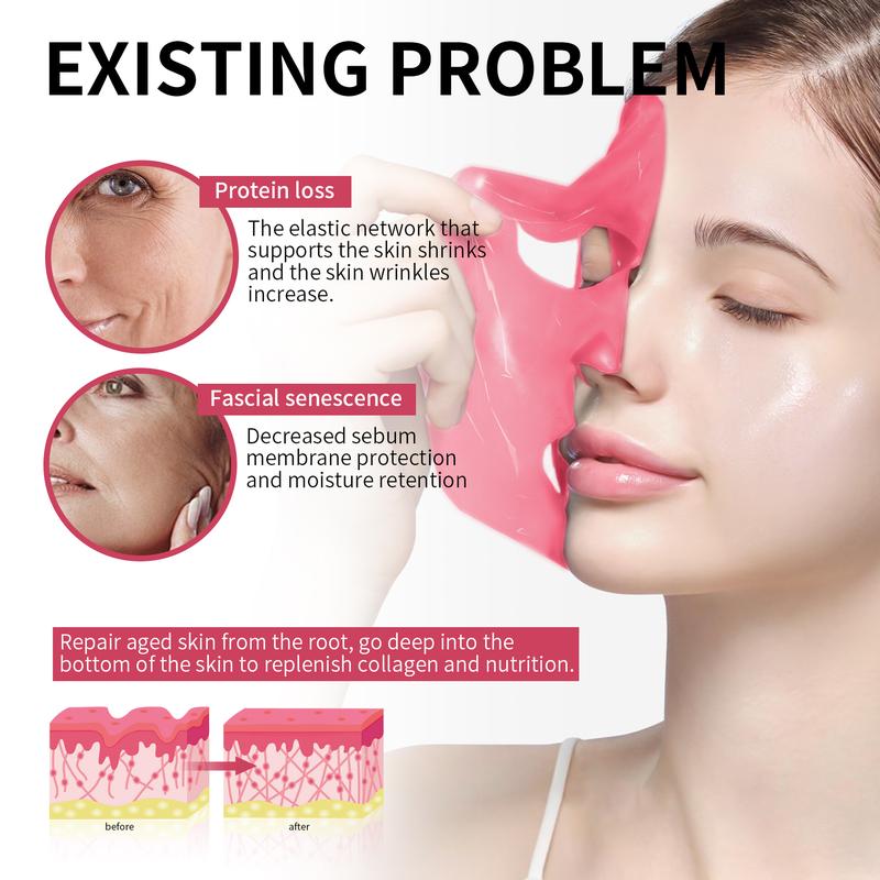 Rose Extract Gel Mask for Deep Hydration, Firming and Radiant Skin - Comfort, Skincare