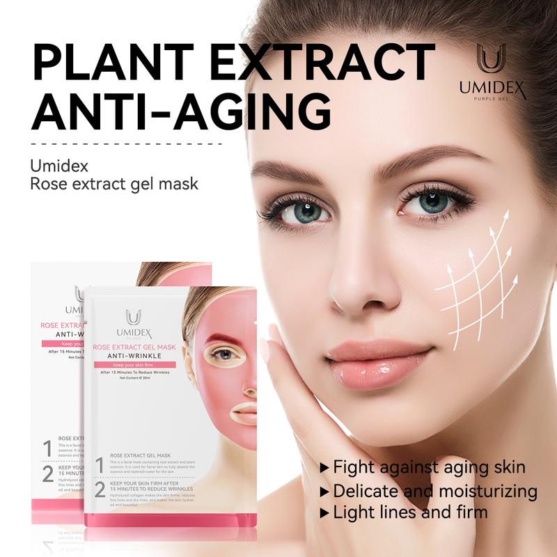 Rose Extract Gel Mask for Deep Hydration, Firming and Radiant Skin - Comfort, Skincare