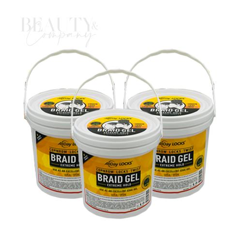 ALL DAY LOCKS BRAID GEL EXTREME HOLD 64OZ(ADY96502)