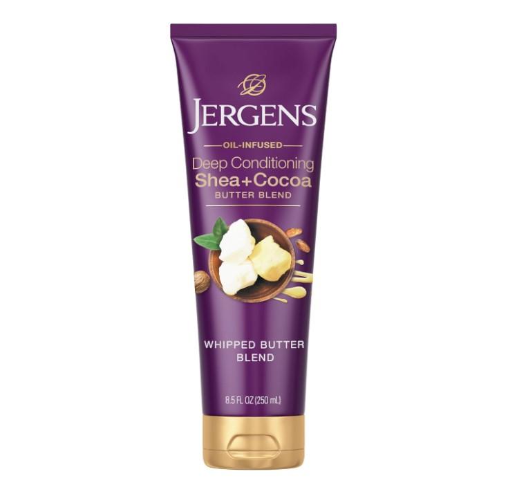 Jergens Shea + Cocoa Butter Body Lotion for Dry Skin, Deep Conditioning Moisturizer, with Vitamins E & B3, 8.5 oz