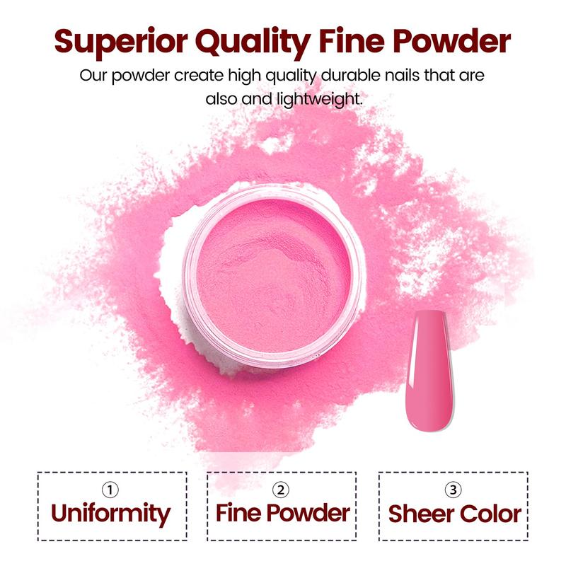 Dip Powder Nail Kit- 56 Color Nail Dip Powder Starter Kit Quick Drying Dip Powder for Home Salon Dipping Nail Manicure