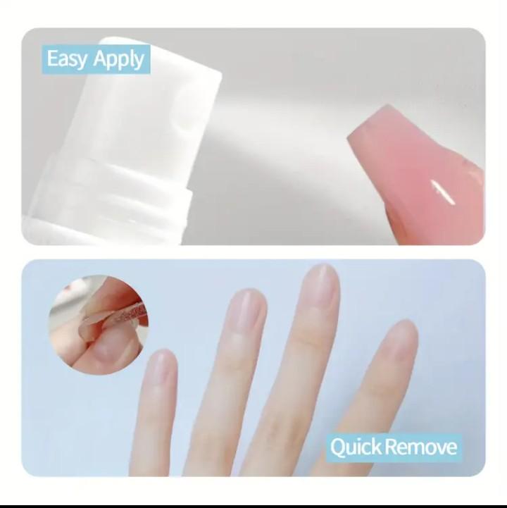 Haniyyah Solid Nail Glue Remover for Easy Removal - Nail Polish Remover - Nail Care with Two Free Cuticle Sticks