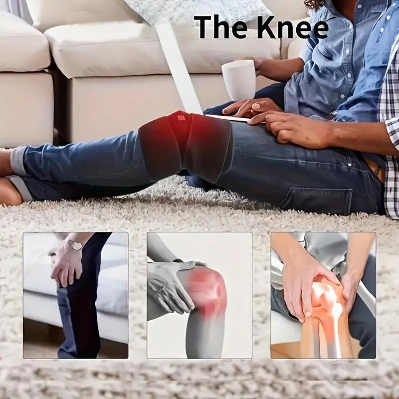 Portable Knee Heating Pad, USB Rechargeable Knee Warmer, Knee Support for Women & Men, Knee Comfort & Relaxation Tool for Home & Office