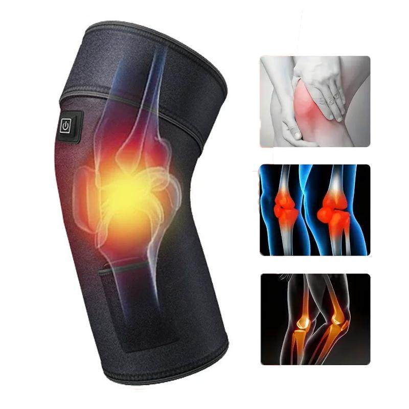 Portable Knee Heating Pad, USB Rechargeable Knee Warmer, Knee Support for Women & Men, Knee Comfort & Relaxation Tool for Home & Office