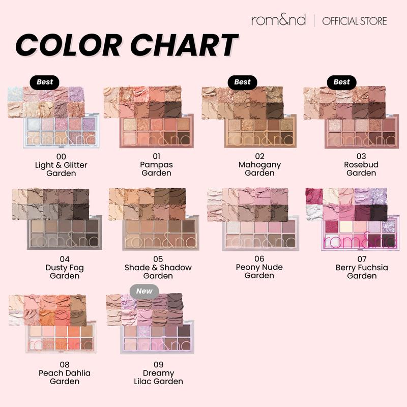 [rom&nd Official Shop] rom&nd Better Than Palette 102g