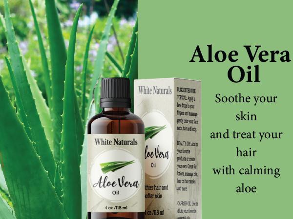 Organic Aloe Vera Oil, Therapeutic Premium Oil, Moisturizing Cold Pressed 100% Pure Natural Aloe Barbadensis Care for Skin, Body, Hair Growth, Face Moisturizer, Baby Oils, Used for Massage, Bath, Skin Moisture, Body Care, Including Glass Dropper,