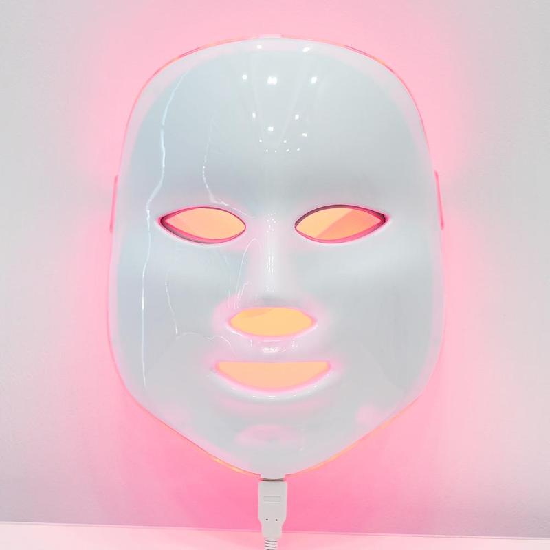 LED Light Facial Mask, 1 Count Facial Skin Care Mask, Facial Beauty Tool for Women, Professional Facial Skin Care Tool for Home & Salon Use