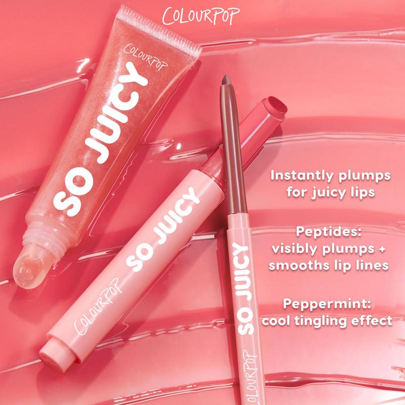 ColourPop® Go-To Lip So Juicy Plumping Lip Liner & Balm Set