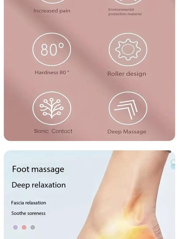 Roller Hand Foot Massager Relieve Plantar Fasciitis Foot Arch Pain Yoga Fitness Sole Muscle Relaxation Foot Massage Roller Body Care Comfort