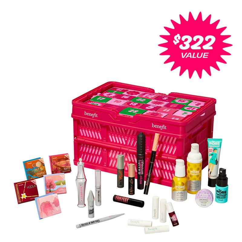 Benefit Cosmetics The Gorgeous Grocer Holiday Beauty Advent Calendar