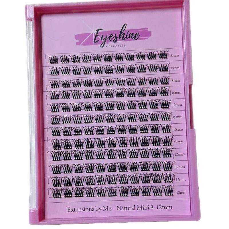 Eyeshine Natural Mini (black 8-12mm) NEW Forever D curl lashes only, glue sold separately