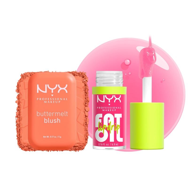 Buttermelt Blush & Fat Oil Lip Drip Duo, NYX Professional Makeup