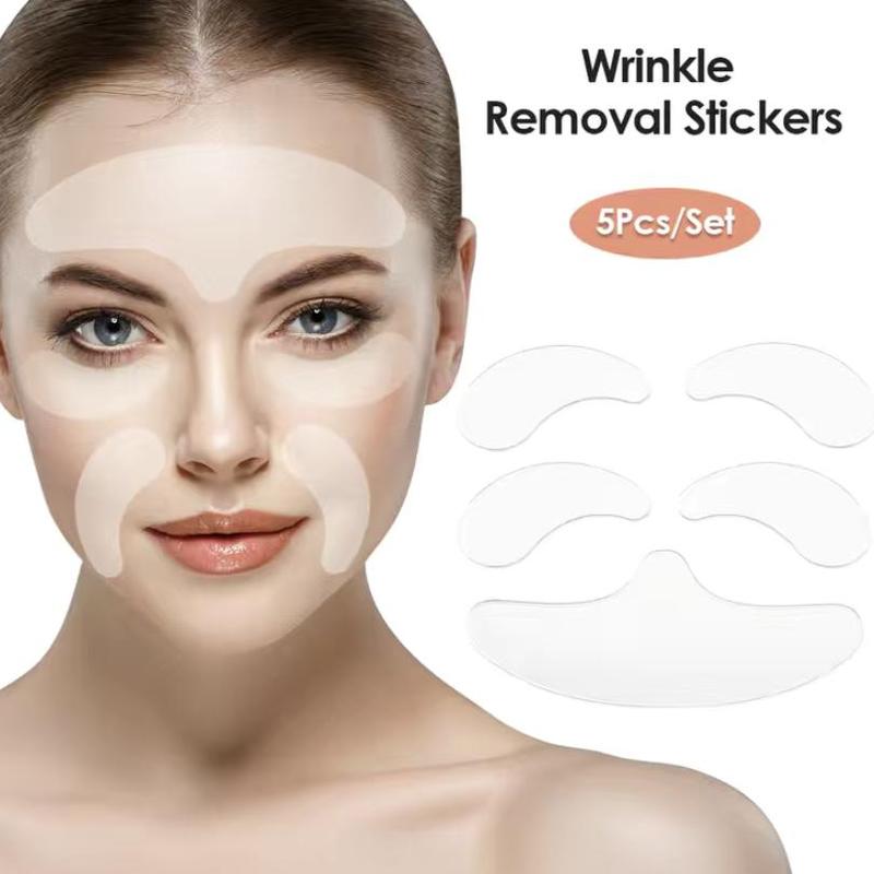 5pcs Smooth Wrinkle Face Patch, Reusable Collagen Face Patch, Professional Skincare Tools for Women