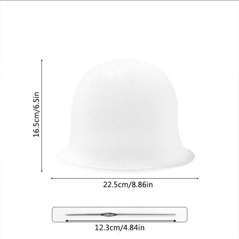 Reusable Hair Dye Cap, Heatless Hair Color Cap, Professional Hair Styling Accessories for Women & Men