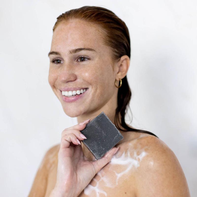 Charcoal Detoxifying Solid Body Wash Bar Body Care Cleansing