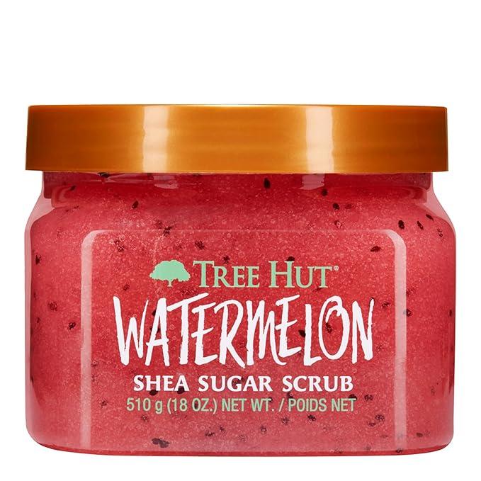 Tree Hut Watermelon Shea Sugar Scrub | Exfoliating Body Scrub Removes Dead, Dry Skin for a Soft & Hydrated Feel | Nourishing Essential Body Care