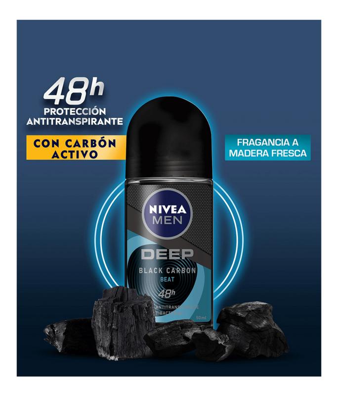 NIVEA MEN DEEP BLACK CARBON 48H