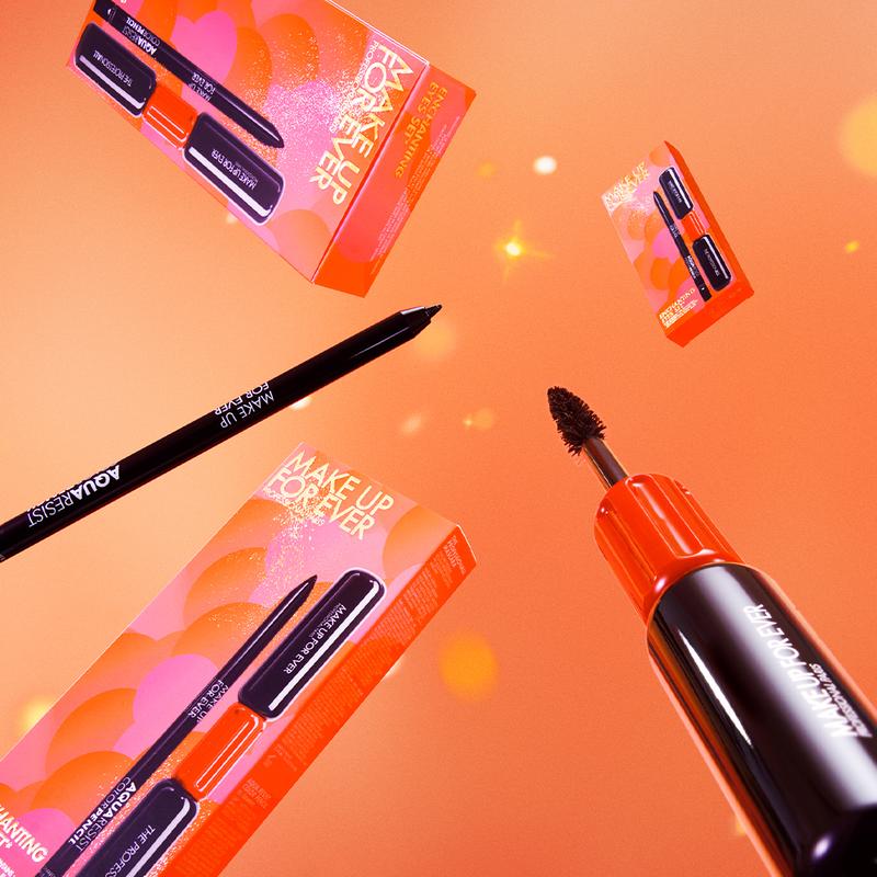 Enchanting Eye Value Set ($53 Value) - Full-Size Mascara and Waterproof Eyeliner Duo - Make Up For Ever