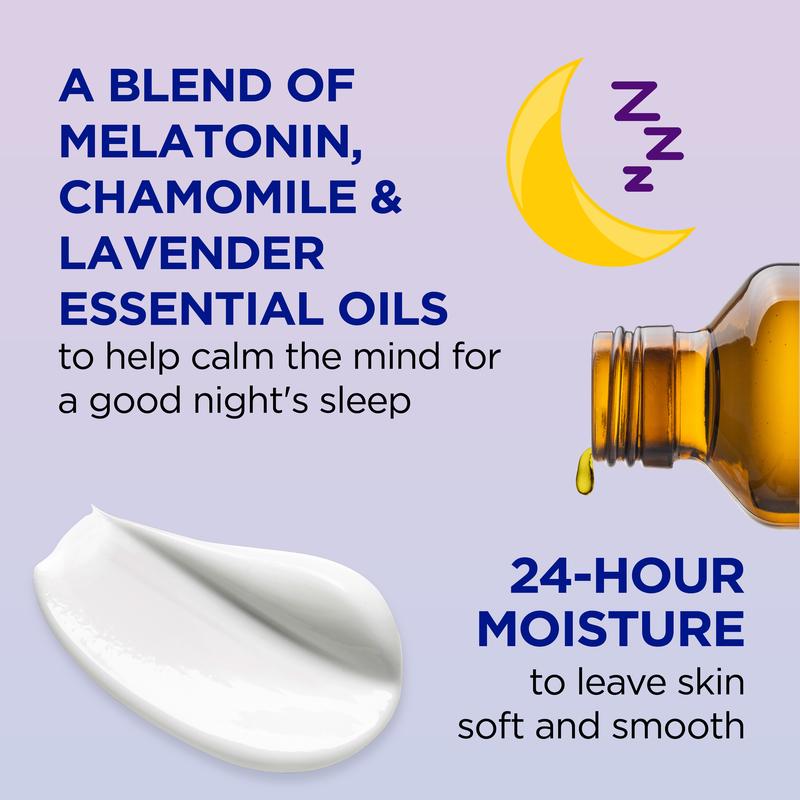 Dr Teal's Sleep Body Lotion with Melatonin, Lavender & Chamomile Essential Oils, 18 fl oz