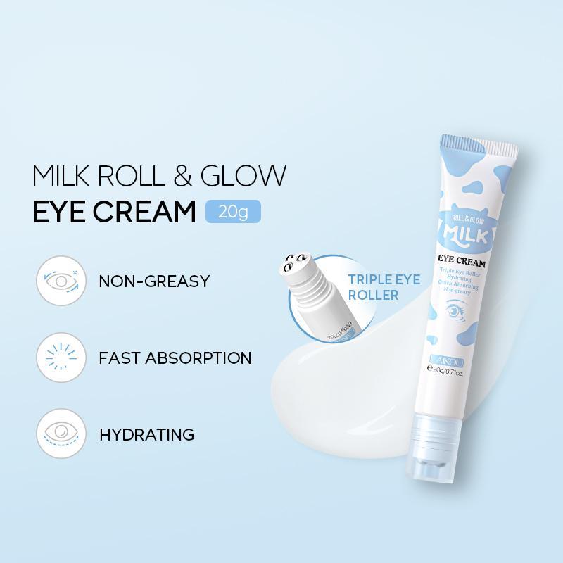 Hydrating Milk Roller Eye Cream, Quick Absorbing Non-greasy Eye Cream, Eye Care Product For Daily Use