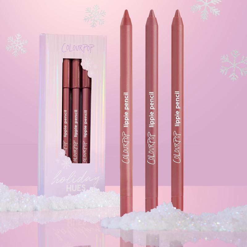 ColourPop® Holiday Hues Lippie Set Pinky Nude Lip Pencil Kit - Holiday Kit