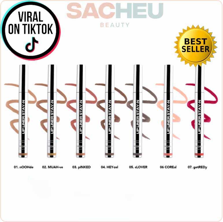 Hot Sale !!!! Black Friday 2024 51% - Sacheu LIP LINER STAY-N - Peel-Off Lip Liner Stain - Lasts All Day & Night Eyeliner Lipliner [Free ship]. Makeup Hyaluronic