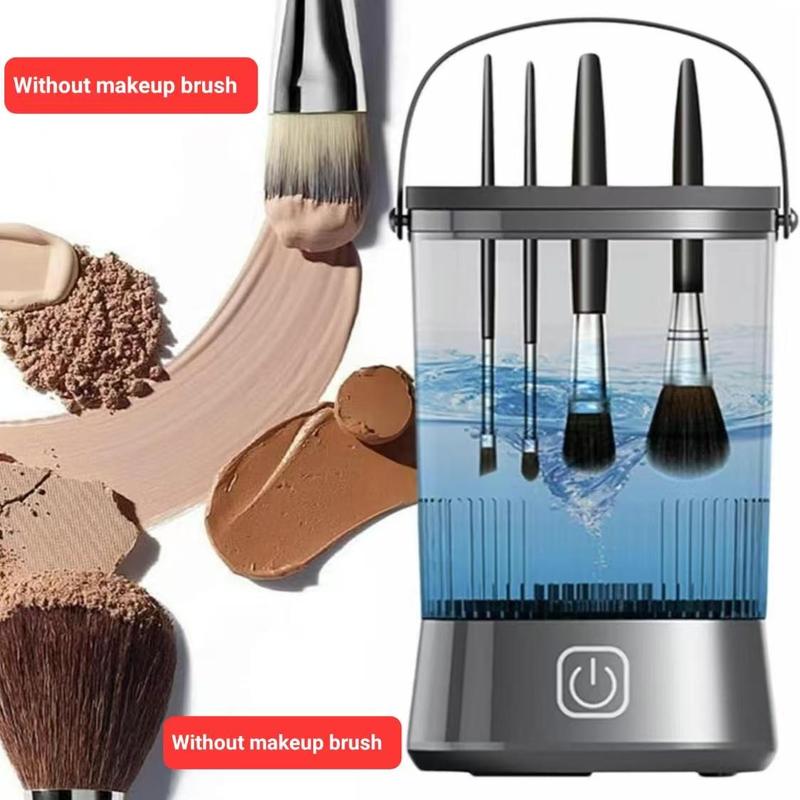 USB Rechargeable Electric Makeup Brush Cleaner, 1 Count Portable Electric Makeup Tool without Brush, Quick Cleaning Tool for Makeup Brushes