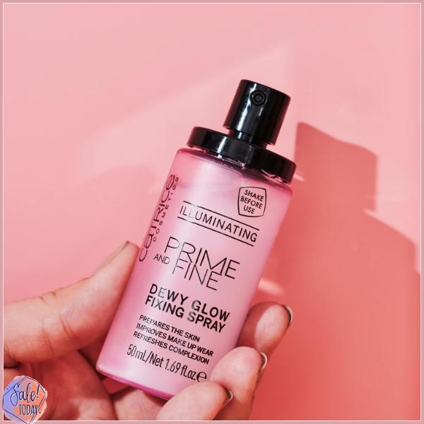 Catrice | Prime & Fine Illuminating Dewy Glow Spray | Transparent and Fast Drying Fixing Spray