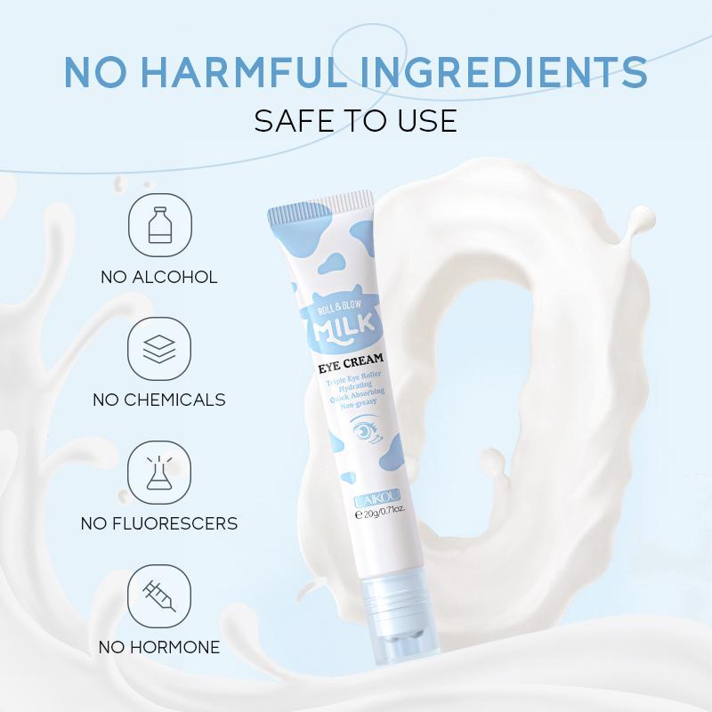 Hydrating Milk Roller Eye Cream, Quick Absorbing Non-greasy Eye Cream, Eye Care Product For Daily Use