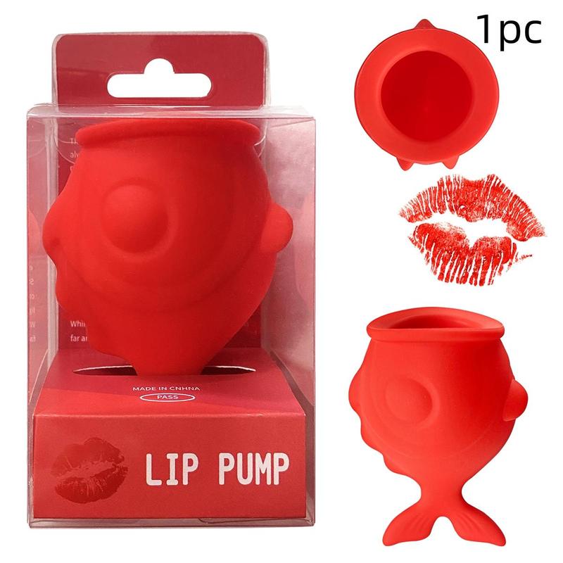 Solid Color Silicone Lip Plumper, Fish Shape Design Soft Lip Pump, Lip Care Tool for Women, Comfort Personal Care Supplies, Lip Muscle Exerciser, Lip Plumper, Skincare