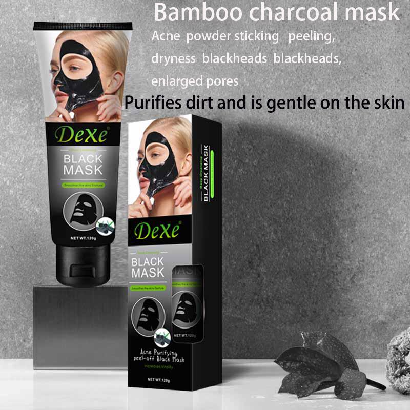 Unisex Blackhead Remover Mask Kit,Charcoal Peel Off Facial Mask withBrush and Pimple Extractors, DeepCleansing for Face Nose BlackheadPores Acne, For All Skin Types Skincare Skin Repair Comfort green  mask facial sheet