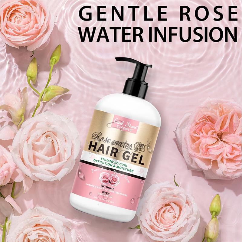 Goiple Hair Cream for Curly Hydrating Hair Curl Defining Cream with Rose Extract for Wavy Hair 13.5 FL OZ  Moisturizer Styling Cream