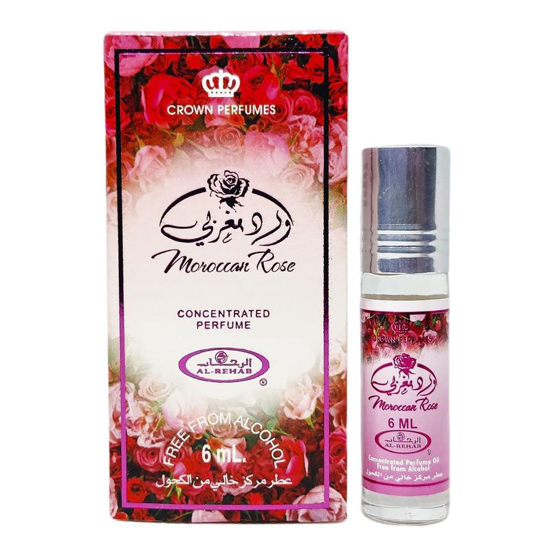 Moroccan Rose - 6ml (.2 oz) Perfume Oil Roll-On by Al-Rehab Aroma Floral