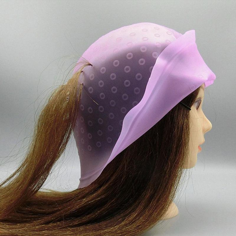 Reusable Hair Dye Cap, Heatless Hair Color Cap, Professional Hair Styling Accessories for Women & Men